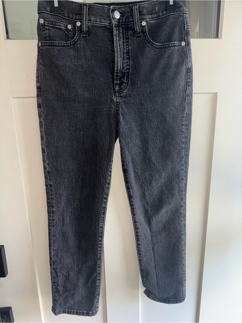 Madewell High-Rise Black Skinny Jeans